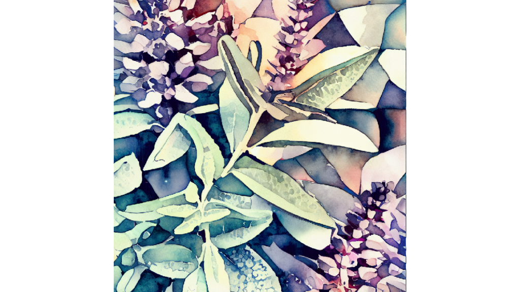 Sage leaf shiatsu and acupuncture